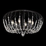 Varaluz - 343S06MB - Six Light Semi-Flush Mount - Voliere - Matte Black