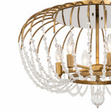 Varaluz - 343S06HG - Six Light Semi-Flush Mount - Voliere - Havana Gold