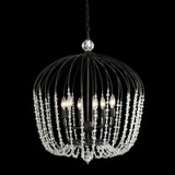 Varaluz - 343P06MB - Six Light Pendant - Voliere - Matte Black