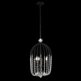 Varaluz - 343F03MB - Three Light Pendant - Voliere - Matte Black