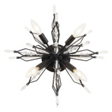 Varaluz - 311S04CB - Four Light Wall/Ceiling Light - Orbital - Carbon