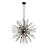 Varaluz - 311P16CB - 16 Light Pendant - Orbital - Carbon