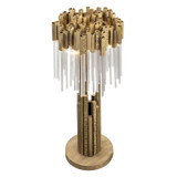 Varaluz - 309T03HG - Three Light Table Lamp - Matrix - Havana Gold