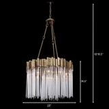 Varaluz - 309P09HG - Nine Light Pendant - Matrix - Havana Gold