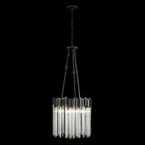 Varaluz - 309P06MBFG - Six Light Pendant - Matrix - Matte Black/French Gold