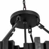 Varaluz - 309C14MBFG - 14 Light Chandelier - Matrix - Matte Black/French Gold