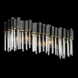 Varaluz - 309B02MBFG - Two Light Bath - Matrix - Matte Black/French Gold