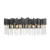 Varaluz - 309B02MBFG - Two Light Bath - Matrix - Matte Black/French Gold