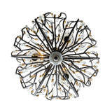 Varaluz - 271P03MBFG - Three Light Pendant - Bask - Matte Black/French Gold