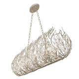 Varaluz - 271N08GD - Eight Light Linear Pendant - Bask - Gold Dust