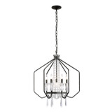Varaluz - 270P07OX - Seven Light Pendant - Barcelona - Onyx