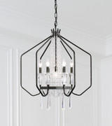 Varaluz - 270P07OX - Seven Light Pendant - Barcelona - Onyx