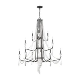 Varaluz - 270C12OX - 12 Light Chandelier - Barcelona - Onyx