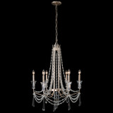 Varaluz - 270C06TR - Six Light Chandelier - Barcelona - Transcend Silver