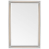 Visual Comfort Signature - TOB 2965WHT/PN - LED Mirror - Tricia - Matte White and Polished Nickel