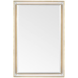 Visual Comfort Signature - TOB 2965WHT/G - LED Mirror - Tricia - Matte White and Gild
