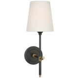 Visual Comfort Signature - TOB 2038BZ/HAB-L-CL - LED Wall Sconce - Bryant - Bronze and Hand-Rubbed Antique Brass
