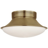 Visual Comfort Signature - KW 4057AB-WG - LED Flush Mount - Precision - Antique-Burnished Brass