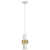 Visual Comfort Signature - JN 5328PW/G - LED Pendant - Chalmette - Plaster White and Gild