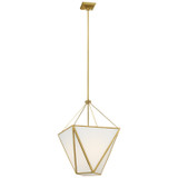 Visual Comfort Signature - JN 5260HAB-WG - LED Lantern - Lorino - Hand-Rubbed Antique Brass