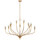 Visual Comfort Signature - JN 5187AGL - LED Chandelier - Marini - Antique Gold Leaf
