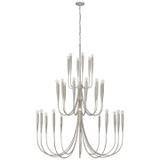 Visual Comfort Signature - JN 5074BSL - LED Chandelier - Acadia - Burnished Silver Leaf