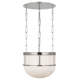 Visual Comfort Signature - CHC 5125PN-WG - LED Lantern - Martil - Polished Nickel with White Glass