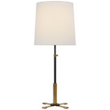 Visual Comfort Signature - TOB 3723BZ/HAB-L - LED Table Lamp - Quintel - Bronze and Hand-Rubbed Antique Brass