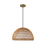 Alora - PD631416BGOP - One Light Pendant - Bondi - Brushed Gold/Opal Glass