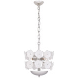 Visual Comfort Signature - KS 5065PN-CRE - Four Light Chandelier - Leighton - Polished Nickel
