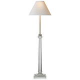 Visual Comfort Signature - CHA 8461CG-NP - One Light Table Lamp - Swedish Column - Crystal