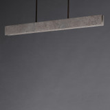ET2 - E26266-TTVBZ - LED Linear Pendant - Lintel - Titanium Travertine / Bronze