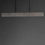 ET2 - E26266-TTVBZ - LED Linear Pendant - Lintel - Titanium Travertine / Bronze