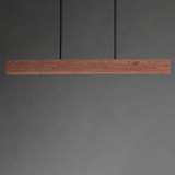 ET2 - E26266-RLGM - LED Linear Pendant - Lintel - Rosso Laterite / Gunmetal