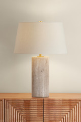 Hudson Valley - L3023-AGB - One Light Table Lamp - Highland Mills - Aged Brass