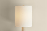 Hudson Valley - L2951-AGB/CTR - One Light Table Lamp - Plum Point - Aged Brass