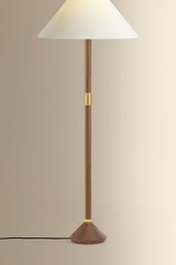 Hudson Valley - L2251-AGB - One Light Floor Lamp - Merrimack - Aged Brass