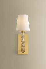 Hudson Valley - 6841-AGB - One Light Wall Sconce - Calumet - Aged Brass