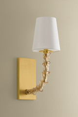 Hudson Valley - 6841-AGB - One Light Wall Sconce - Calumet - Aged Brass