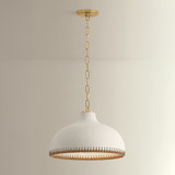 Hudson Valley - 5317-AGB/CCP - One Light Pendant - Southfields - Aged Brass