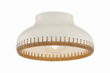 Hudson Valley - 5309-AGB/CCP - One Light Flush Mount - Southfields - Aged Brass
