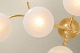 Hudson Valley - 5013-VGL - LED Semi Flush Mount - Bayberry - Vintage Gold Leaf