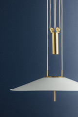 Hudson Valley - 4751-AGB/SWH - LED Pendant - Emmons - Aged Brass
