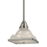 Hudson Valley - 4414-SN - One Light Pendant - Harriman - Satin Nickel