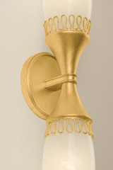Hudson Valley - 3942-VGL - Two Light Wall Sconce - Pennebrook - Vintage Gold Leaf