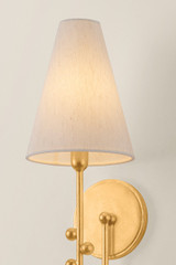 Hudson Valley - 3851-VGL - One Light Wall Sconce - Pine Hills - Vintage Gold Leaf