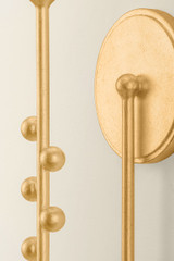 Hudson Valley - 3851-VGL - One Light Wall Sconce - Pine Hills - Vintage Gold Leaf