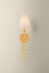 Hudson Valley - 3851-VGL - One Light Wall Sconce - Pine Hills - Vintage Gold Leaf