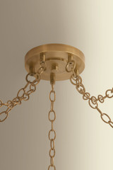 Hudson Valley - 3650-PBR/CIC - Five Light Chandelier - Omi - Patina Brass