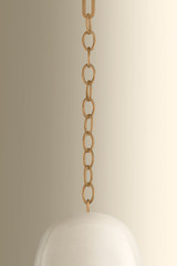 Hudson Valley - 3609-PBR/CIC - One Light Pendant - Omi - Patina Brass